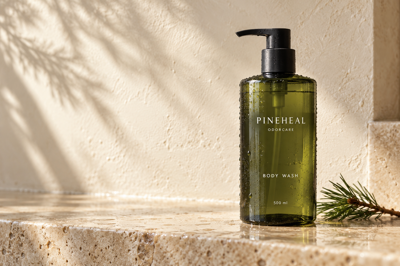 PINEHEAL ODORCARE 500ml 바디워시 임시 용기 이미지